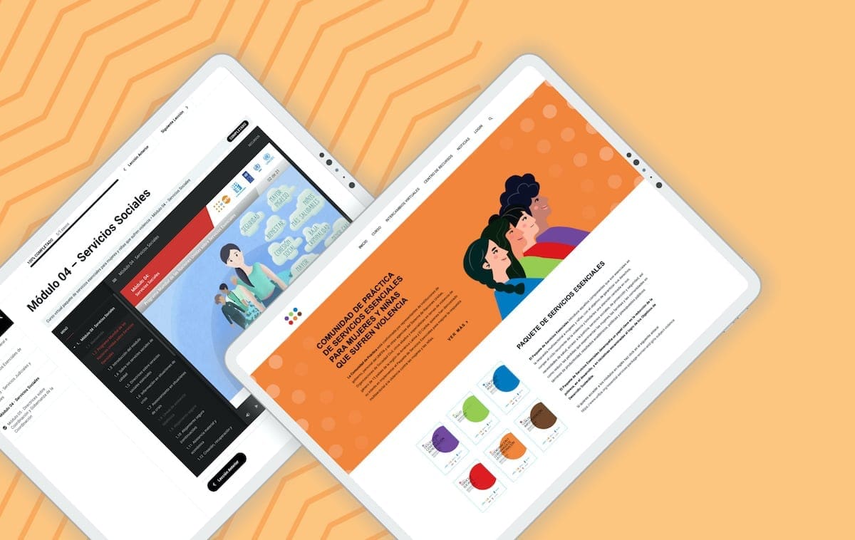 Imagen web Comunidad de Práctica de Servicios Esenciales para Mujeres y Niñas que sufren violencia