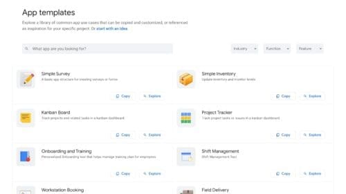 google appsheet google workspace aplicacion sin codigo