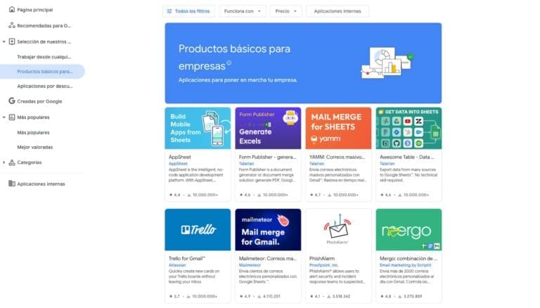 Google Workspace Marketplace